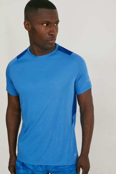Heren - Sportshirt - fitness - blauw