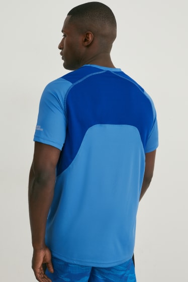 Uomo - T-shirt sportiva - fitness - blu