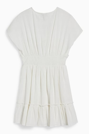 Teens & young adults - CLOCKHOUSE - fit & flare dress - white