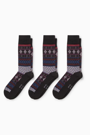 Women - Multipack of 3 - socks - black