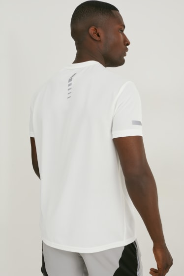 Men - Active T-shirt - running - white