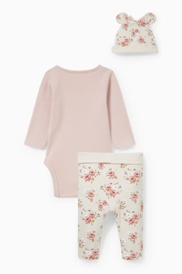 Bebés niñas - Minnie Mouse - conjunto para bebé - 3 piezas - rosa