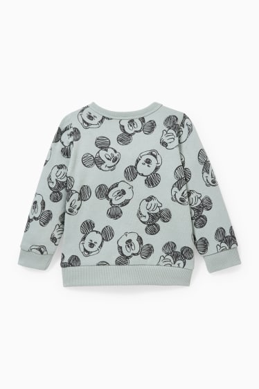 Babies - Mickey Mouse - baby sweatshirt - mint green