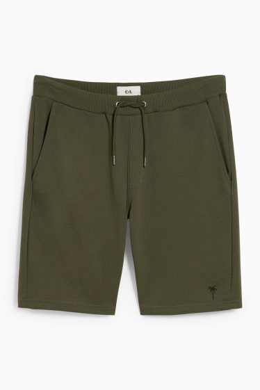 Heren - Sweatshort - donkergroen