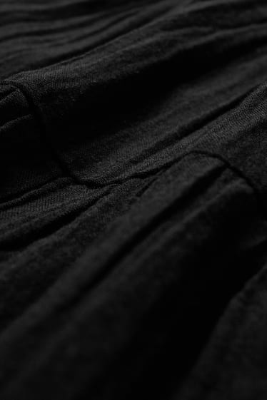 Tieners & jongvolwassenen - CLOCKHOUSE - A-lijn-jurk - zwart