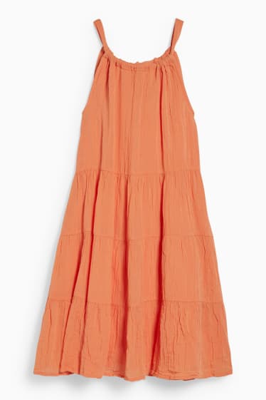 Teens & Twens - CLOCKHOUSE - A-Linien Kleid - orange