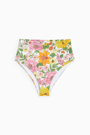 Mujer - Braguita de bikini - high waist - LYCRA® XTRA LIFE™ - de flores - multicolor