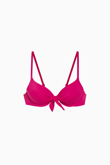 Mujer - Top de bikini con aros - con relleno - LYCRA® XTRA LIFE™ - fucsia