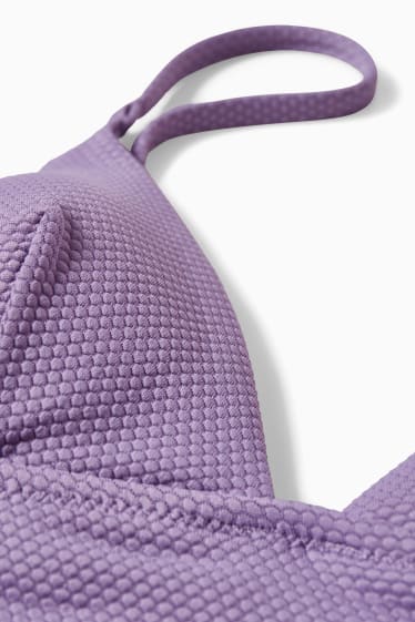 Women - Bikini top - triangle - padded - LYCRA® XTRA LIFE™ - violet