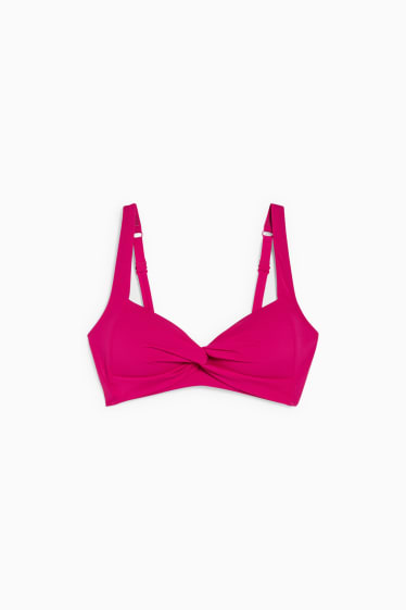 Donna - Reggiseno bikini - imbottito - rosa scuro