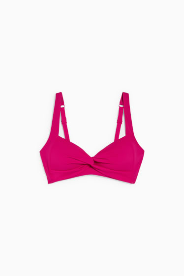 Femmes - Haut de bikini - ampliforme - rose foncé