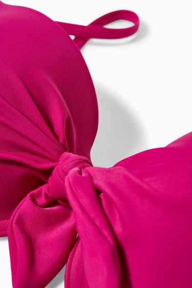 Mujer - Top de bikini con aros - con relleno - LYCRA® XTRA LIFE™ - fucsia