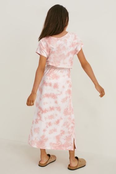 Kinder Mädchen - Kleid - rosa
