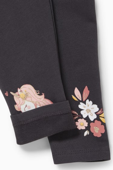 Enfants filles - Ensemble - haut à manches longues, leggings et sac - 3 pièces - bordeaux