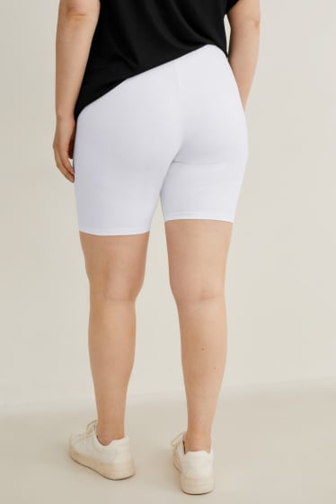 Damen - Radlerhose - LYCRA® - weiß