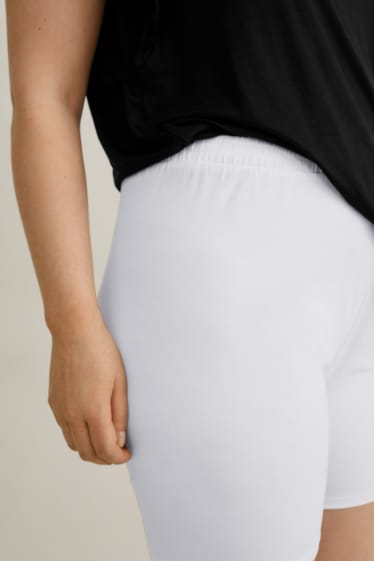 Damen - Radlerhose - LYCRA® - weiß