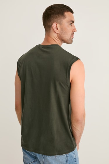Men - Vest top - dark green