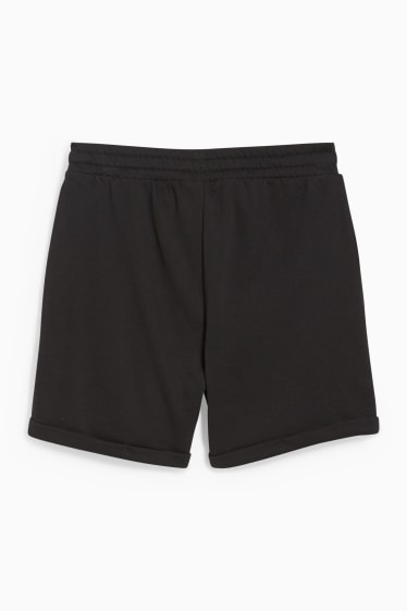 Women - Basic sweat shorts - black