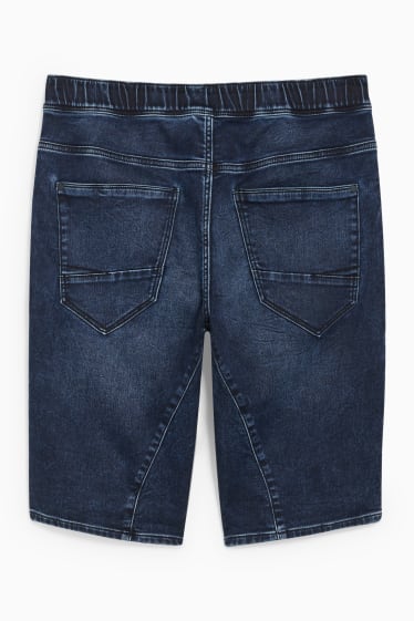 Herren - Jeans-Bermudas - Flex Jog Denim - LYCRA® - dunkeljeansblau