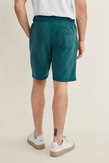 Men - Sweat shorts - green