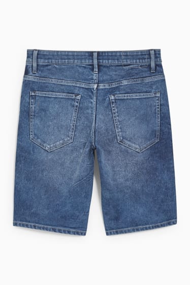 Uomo - Bermuda di jeans - LYCRA® - jeans blu