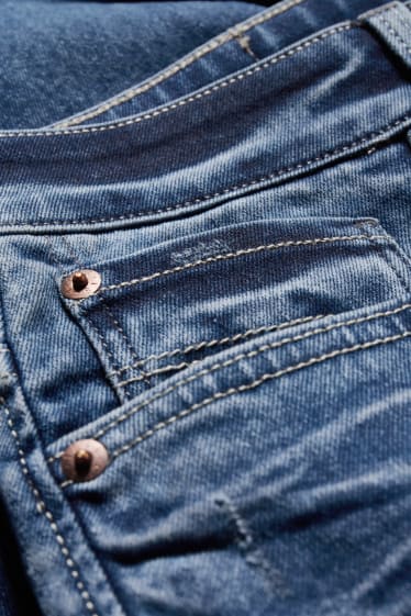 Herren - Jeans-Bermudas - LYCRA® - jeans-blau