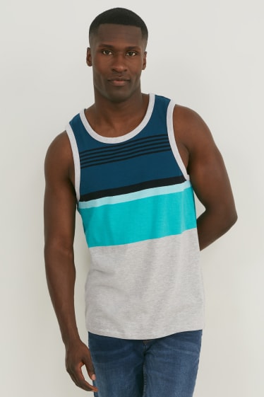 Men - Vest top - dark blue