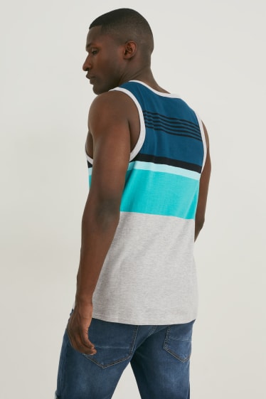 Men - Vest top - dark blue