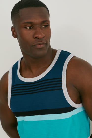 Men - Vest top - dark blue