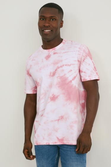 Heren - T-shirt - roze