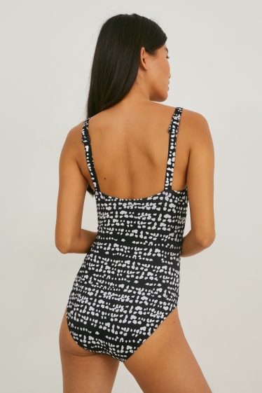 Women - Swimsuit - padded - LYCRA® XTRA LIFE™ - black / white