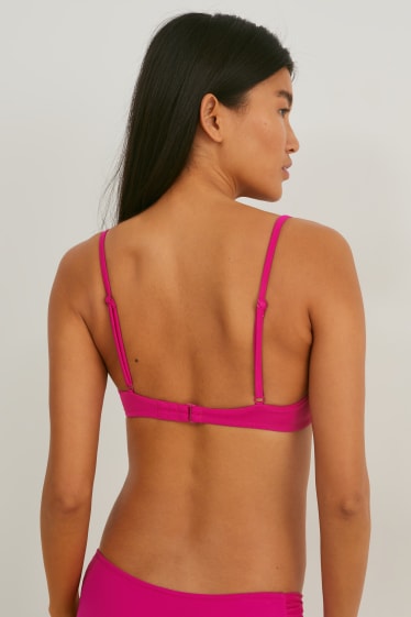 Mujer - Top de bikini con aros - con relleno - LYCRA® XTRA LIFE™ - fucsia