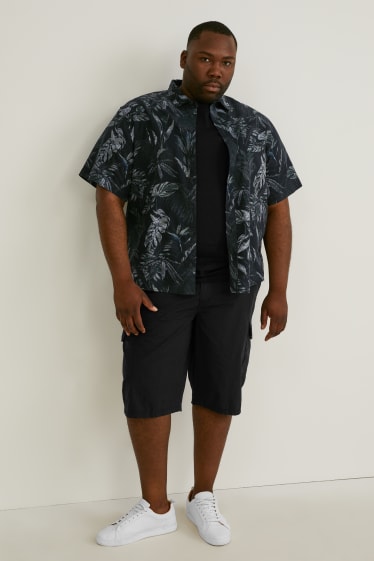 Hombre - Camisa - regular fit - kent - negro