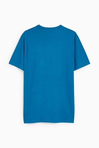Hommes - T-shirt - bleu pétrole