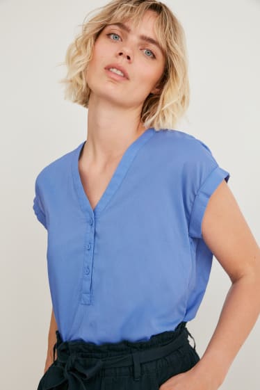 Women - Multipack of 2 - blouse - blue