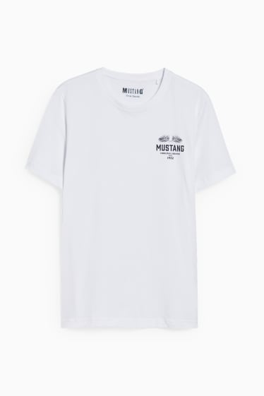 Men - MUSTANG - T-shirt - white