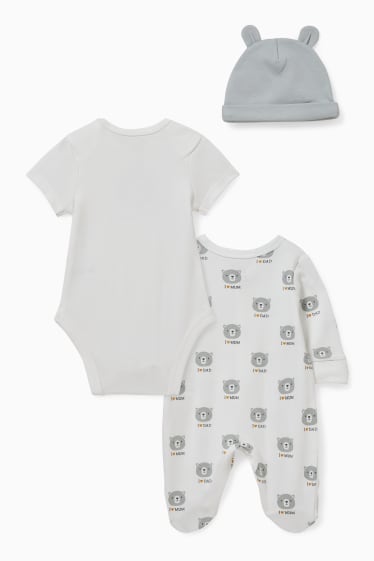 Babies - Newborn outfit  - 3 piece - white