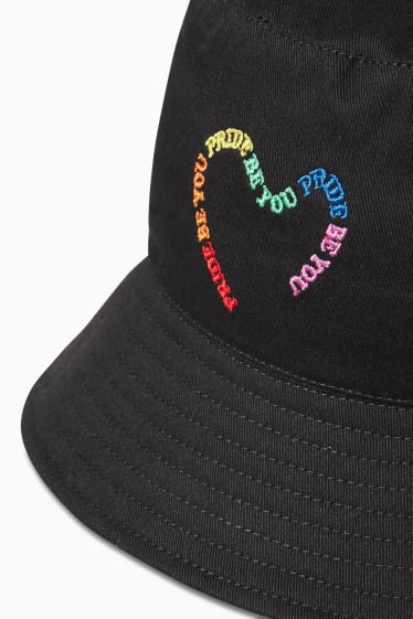 Ragazzi e giovani - CLOCKHOUSE - cappello - PRIDE - nero