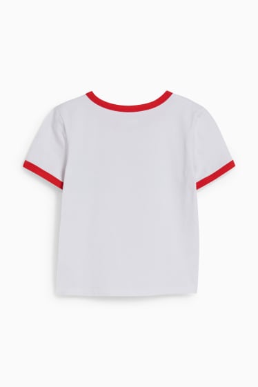 Donna - CLOCKHOUSE - t-shirt - PRIDE - bianco