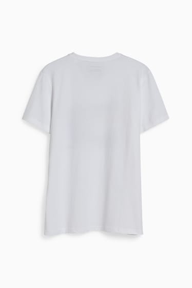 Pánské - CLOCKHOUSE - tričko - PRIDE - bílá