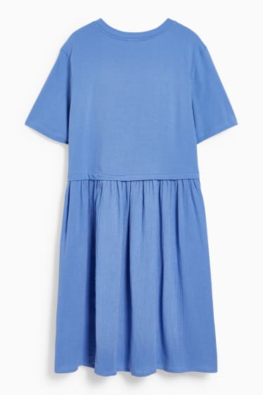 Women - A-line dress - blue