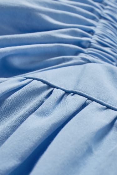 Donna - Vestito svasato - azzurro