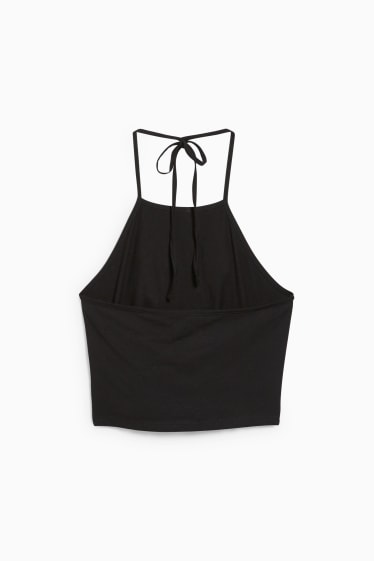 Dona - Top crop - PRIDE - negre