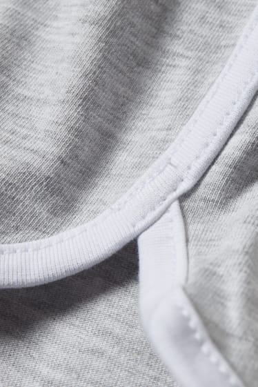 Dona - CLOCKHOUSE - Recover™ - pantalons curts de xandall - gris clar jaspiat