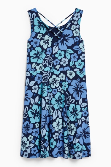 Teens & young adults - CLOCKHOUSE - dress - floral - dark blue