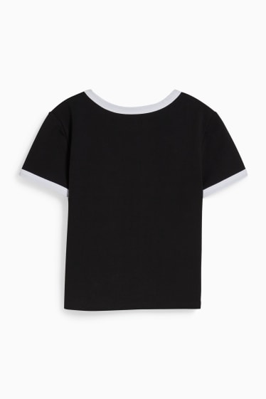 Nastolatki - CLOCKHOUSE - T-shirt - PRIDE - czarny