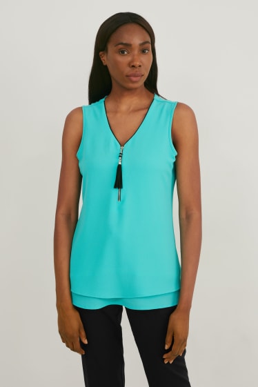 Femmes - Top - turquoise clair