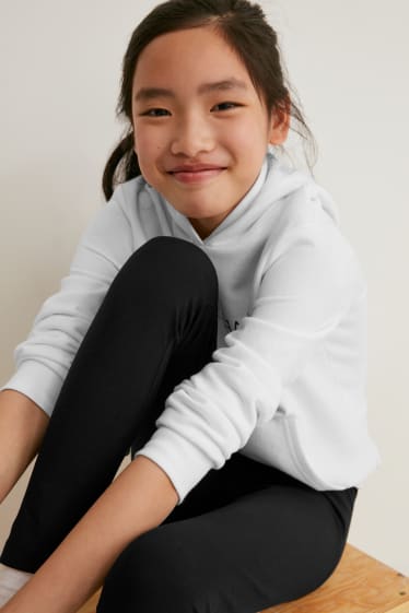 Kinderen: meisjes - Set van 3 - legging - zwart