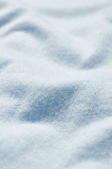 Femmes - T-shirt - bleu clair-chiné