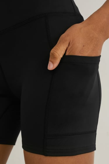 Dámské - Funkční elastické šortky - černá